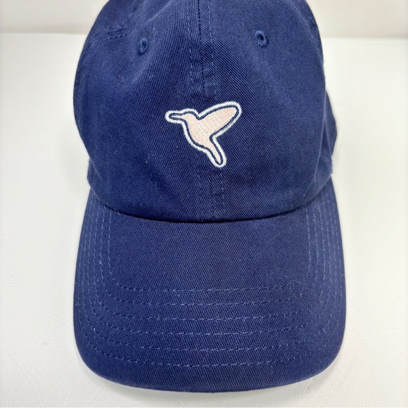 Birddogs Free the Bird Hat Baseball Cap Navy Blue Blush Pink - Picture 3 of 11